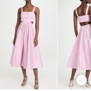 Aje Frequency Cut Out Midi Dress Size 10 (US 6)